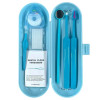 Orthodontic braces care set 8 in 1, Light Blue